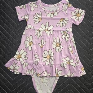 Posh Peanut Pink Daisy Bodysuit